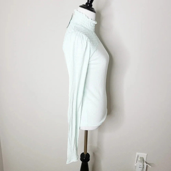 NWT Free People Caroline Mock Neck Long Sleeve Top S - Picture 4 of 8